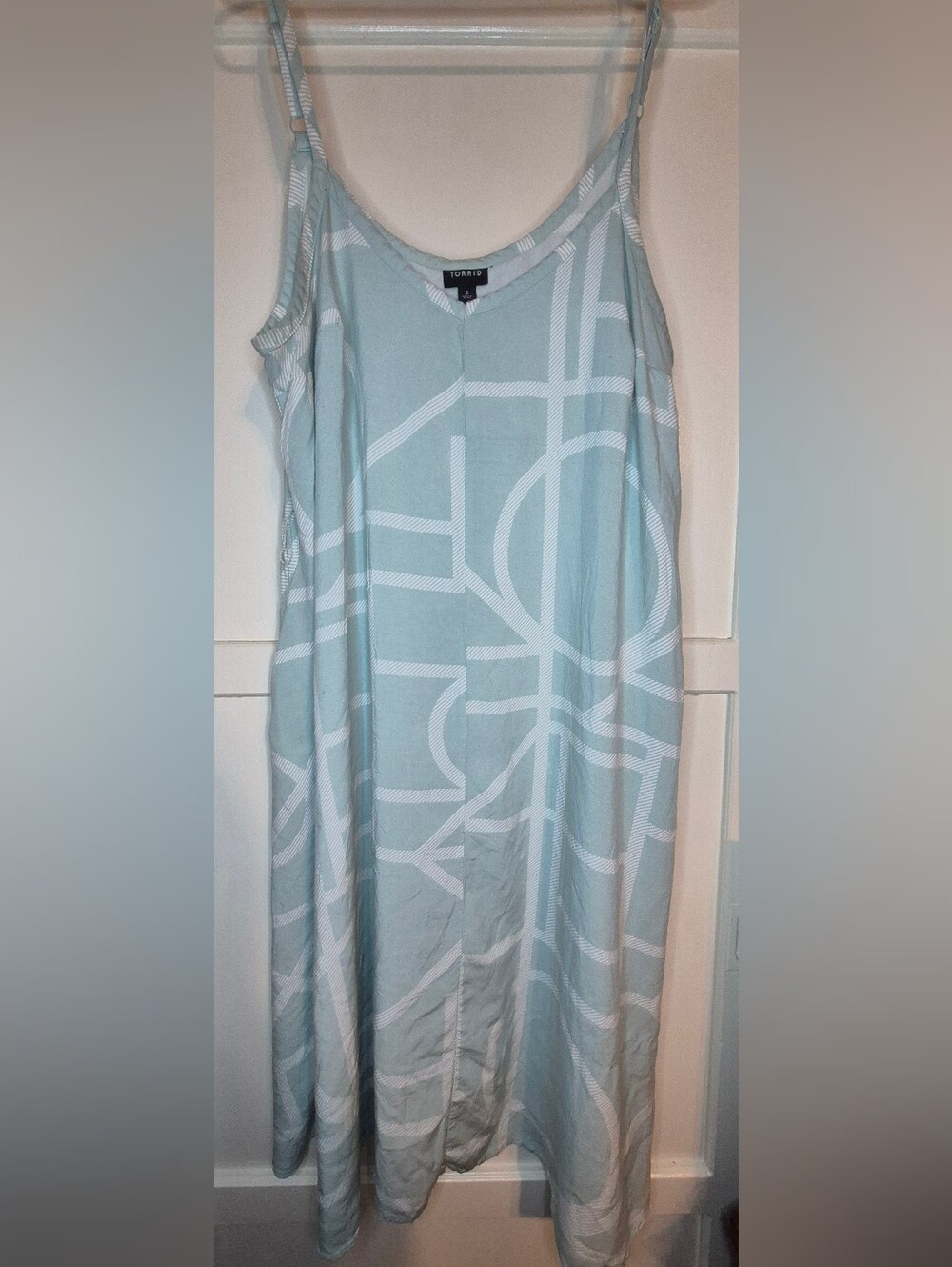 Torrid Light Blue Graphic Dress